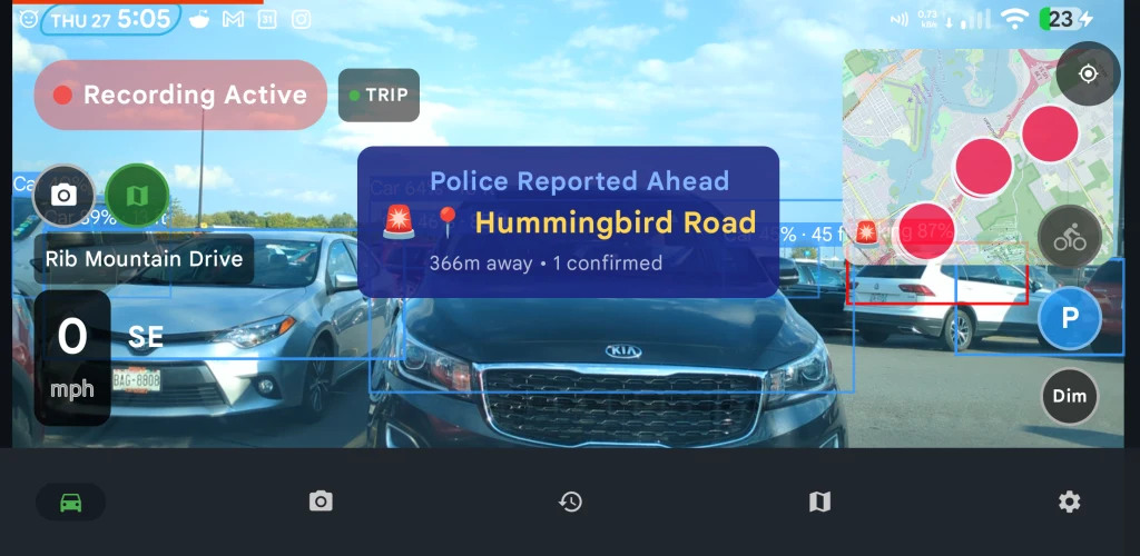 DriveSight Dash Cam screenshot