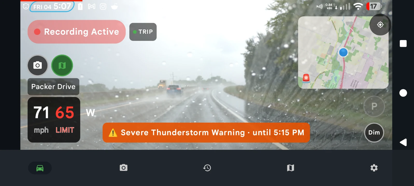 DriveSight Dash Cam screenshot